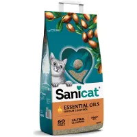 Sanicat Óleos Essenciais Óleo De Argan Areia Para Gatos 10kg
