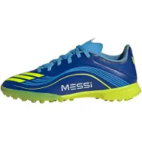 Adidas Sapatilha de desporto 'F50 Messi League' azul claro / azul escuro / amarelo / cinzento claro