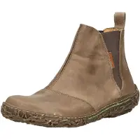 El naturalista para mulher. 2N7863LYE505_020 Botas de Pele N786 Ninho castanho (40), Couro, Marrom, Plano, Nenhum, Casual