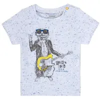 Ikks T-Shirt mangas curtas MARIO rapazes - Branco - 6 mois
