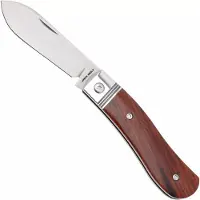 Jack Wolf Knives Jack Wolf K9 Jack Steel Series K9-02-ROSEWOOD Satin 154CM, Rosewood, navalha slipjoint