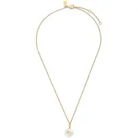 Coach Elegant gold plated Collana with pearl 37440611GLD107