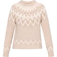Dreimaster Pullover bege / branco