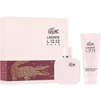 Lacoste Eau De Parfum L.12.12 Rose Set-50ml Edp + 100ml Bl