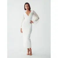 BWLDR Vestido 'JACOBS ' transparente / branco