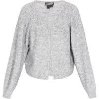 Dreimaster Casaco de malha oversized 'Vintage' cinzento claro / acinzentado