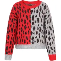 MyMo ROCKS Pullover acinzentado / avermelhado / preto