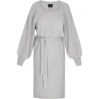 Dreimaster Klassik Vestido de malha cinzento claro