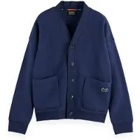 Scotch & Soda Moletom Loose Fit Button Down