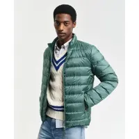 Gant para homem. 7006298 Casaco leve para baixo verde (L), Casual, Poliéster