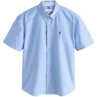 Next Camisa azul claro / azul escuro