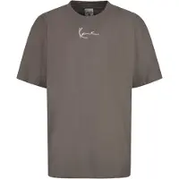 Karl kani Camisa 'Essential' cinzento escuro / branco