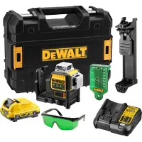 DeWalt Nível De Laser 3-line 360° Xr 12v Green Self-leveling