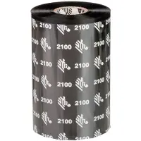 Zebra 2100 02100BK11045 fita de cera preta 110mm x 450M