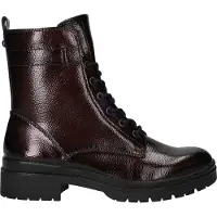 Tamaris Botim com fivela vermelho vinho