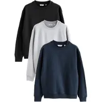 Next Sweatshirt navy / cinzento claro / preto