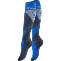 Stark Soul Meias de desporto azul / acinzentado / preto