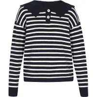 Dreimaster Pullover marinho / branco