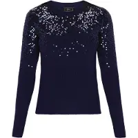 Faina Pullover navy / branco