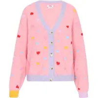 Mymo Casaco de malha azul claro / amarelo / rosé / vermelho