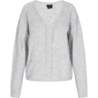 Dreimaster Klassik Pullover cinzento claro