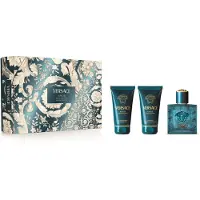 Versace Eros Edt 50 Ml + Gel de Duche 50 Ml + Bálsamo Aftershave 50 Ml