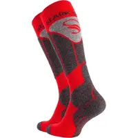 Stark Soul Meias de desporto pedra / cinzento escuro / vermelho / preto
