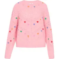 Mymo Pullover azul / laranja / cor-de-rosa / rosé / vermelho