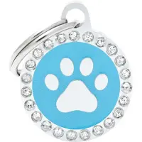 My Family Tag Pet Glam Circular Com Pata