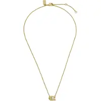 Coach Gold-plated Collana with artificial pearl 37341916GLD100