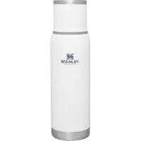 Stanley The Adventure To-Go Bottle 1.1QT, Frost 10-10819-058 garrafa térmica com bocal para servir e copo para beber, 1L