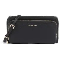 Michael Kors para mulher. 32F5GJ6C7L Saco de ombro Jet Set grande preto (OSFA), Casual, Pele
