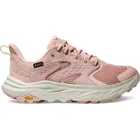 Hoka One One - Calçado caminhada mulher - Anacapa 2 Low GTX W Rose Latte/Truffle Salt para Mulher - Tamanho 7,5 US - Rosa
