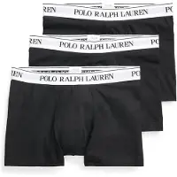 Ralph Lauren para homem. 714830299008 Pacote de 3 boxers pretos (XL), Homewear, Algodão