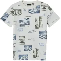 Ikks T-Shirt mangas curtas JABAJET rapazes - Branco - 3 ans