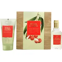 4711 Conjunto : Acqua Colonia Lychee & White Mint Eau de Cologne Unissexo 50 ml + Acqua Colonia Lychee & White Mint Gel de Duche Hidratante Corpo Todos
