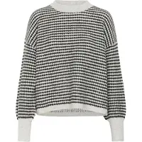 Kaffe Pullover 'KAEllery' grafite / branco