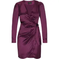 Faina Vestido de cocktail roxo