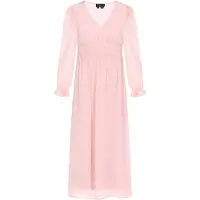 Faina Vestido ouro / rosa claro / prata