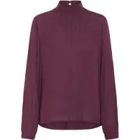 Kaffe Blusa 'Trine' borgonha