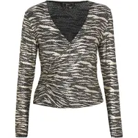 Faina Blusa ouro / preto