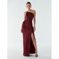 BWLDR Vestido 'Boston' borgonha