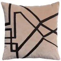 Vivaraise Capas de Almofada FARA BRODE - Bege - 45x45 cm