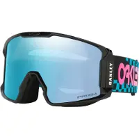 Oakley - Máscaras ski - Line Miner L Chex Black Prizm Sapphire para Unissexo - Rosa