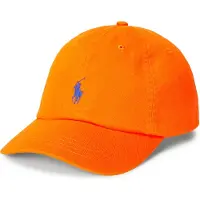 Ralph Lauren para mulher. 211912843009 O icônico boné de brim de algodão laranja (OSFA), Casual