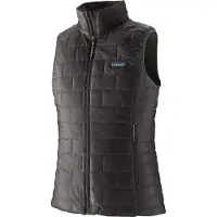 Patagonia - Casacos acolchoados ski mulher - W's Nano Puff Vest Black para Mulher - Tamanho L - Preto