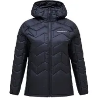 Peak Performance - Casacos acolchoados ski mulher - W Elevate Liner Hood Black para Mulher - Tamanho L - Preto