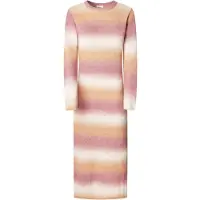Pepe Jeans para mulher. PL9537713 Vestido Colombe cor-de-rosa (S), Casual, Poliéster, Manga comprida