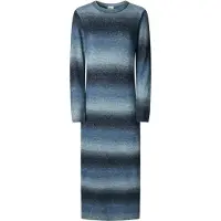 Pepe Jeans para mulher. PL9537713 Vestido Colombe azul (S), Casual, Poliéster, Manga comprida