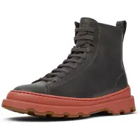 Camper Botim com fivela ' Brutus+ ' cinzento escuro / laranja